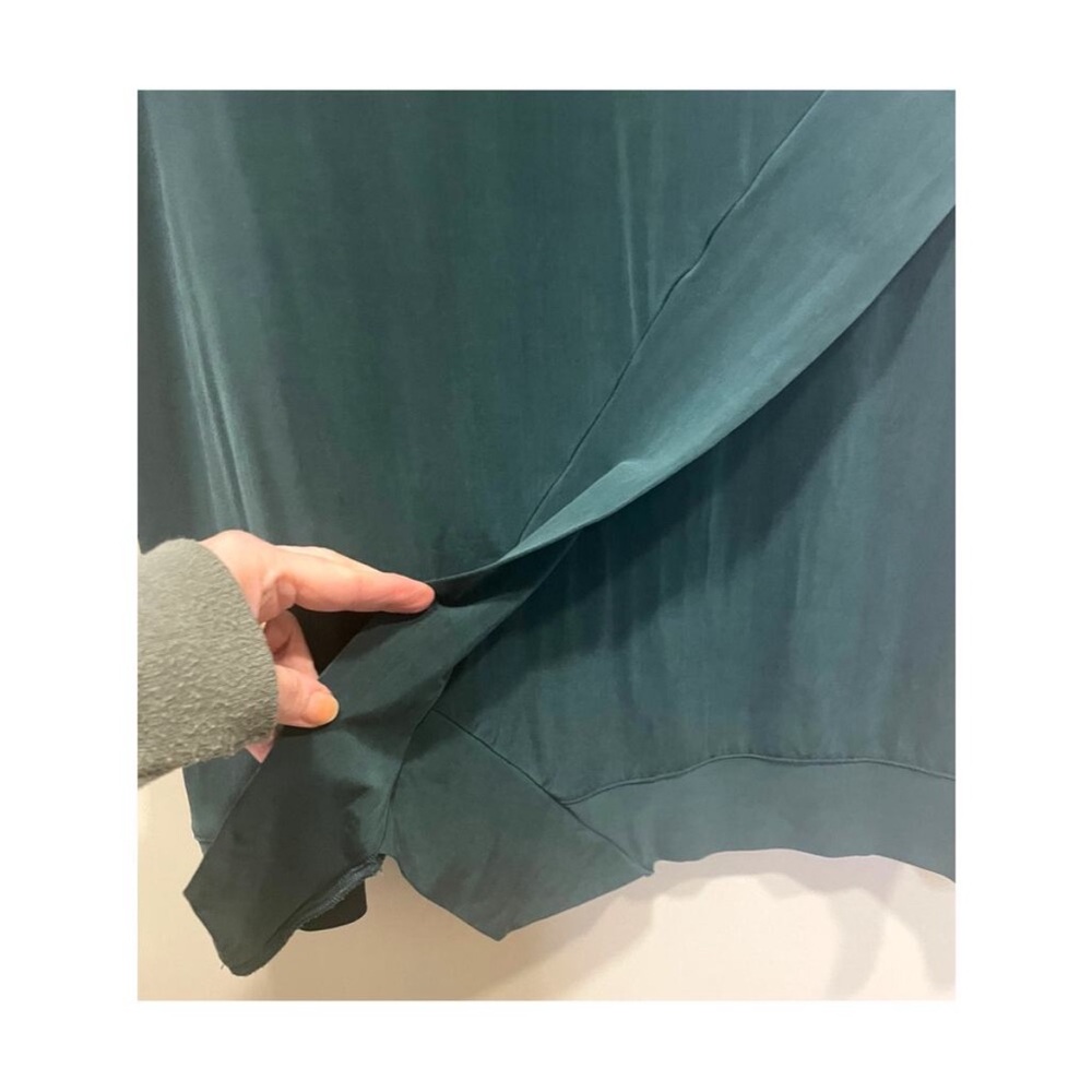 Dolan Asymmetrical Teal Dress - Picture 4 of 5